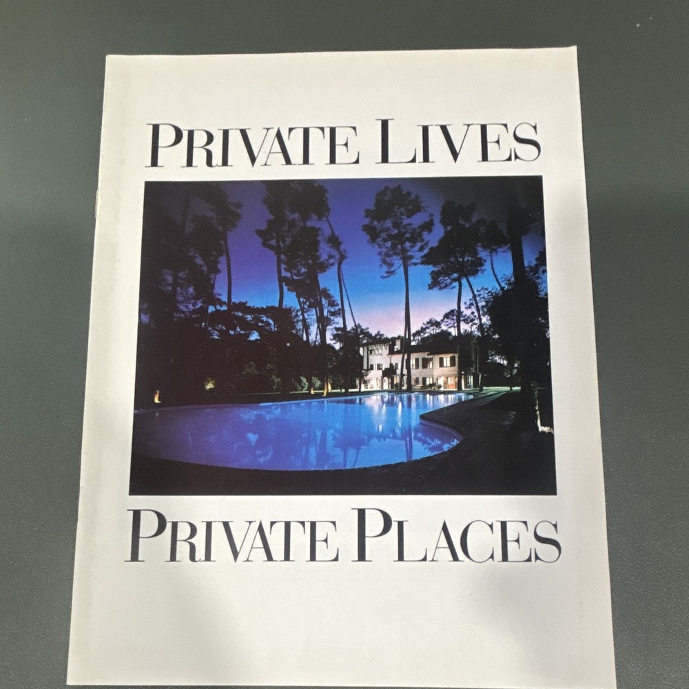 Private Lives Private Places Brochure/Booklet - Private Lives Private Places